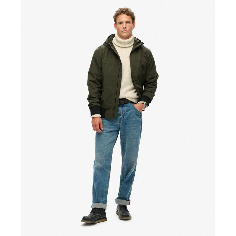 Superdry Surplus Nylon Hooded Bomber image number 3